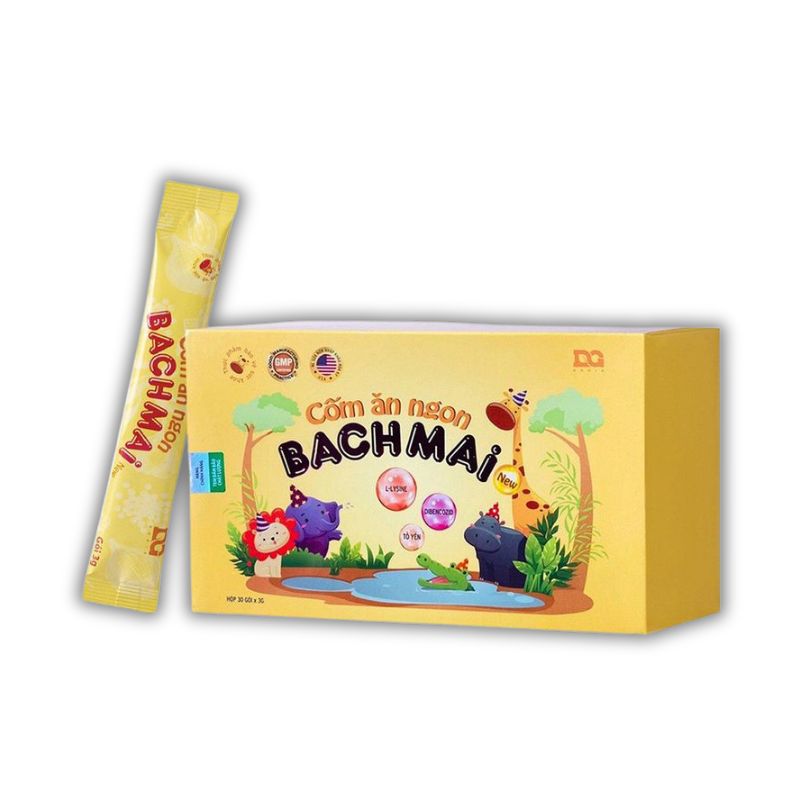 Cốm Ăn Ngon Bạch Mai Hỗ Trợ Ăn Ngon Và Giảm Mệt Mỏi (Hộp 30 gói)