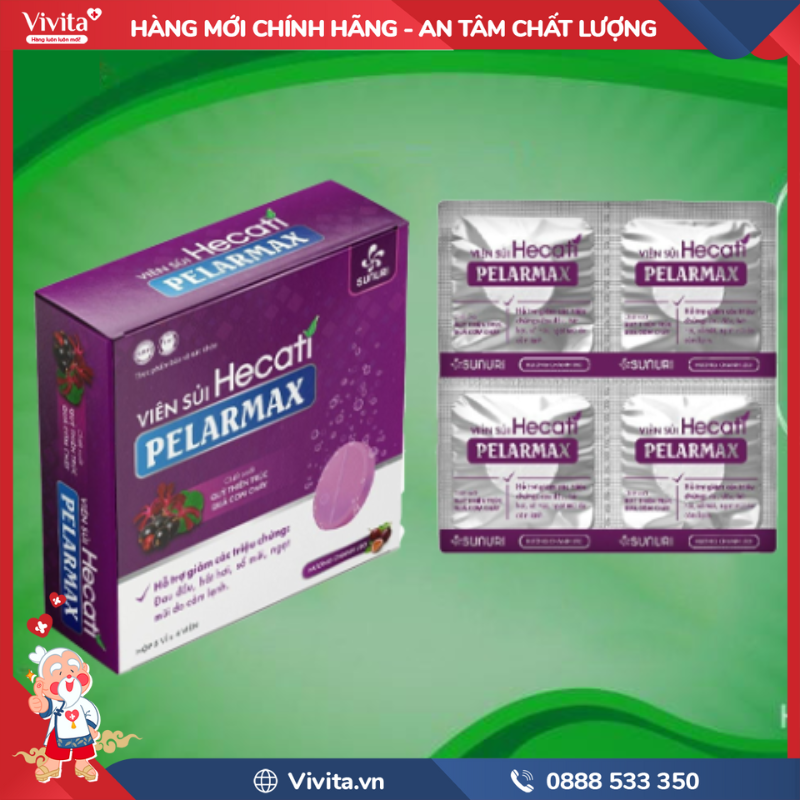 Công dụng của Viên Sủi Hecati Pelarmax
