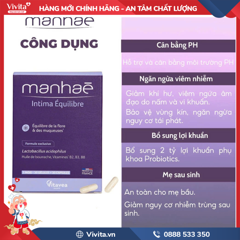 Công dụng của Manhae Intima Equilibre