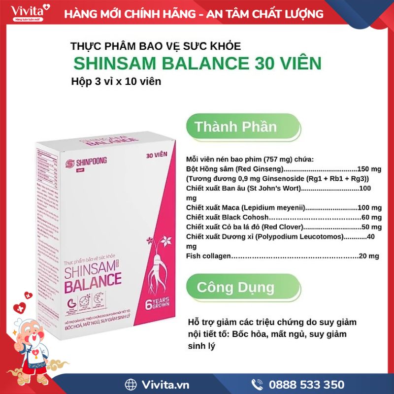Công dụng của Shincare Balance