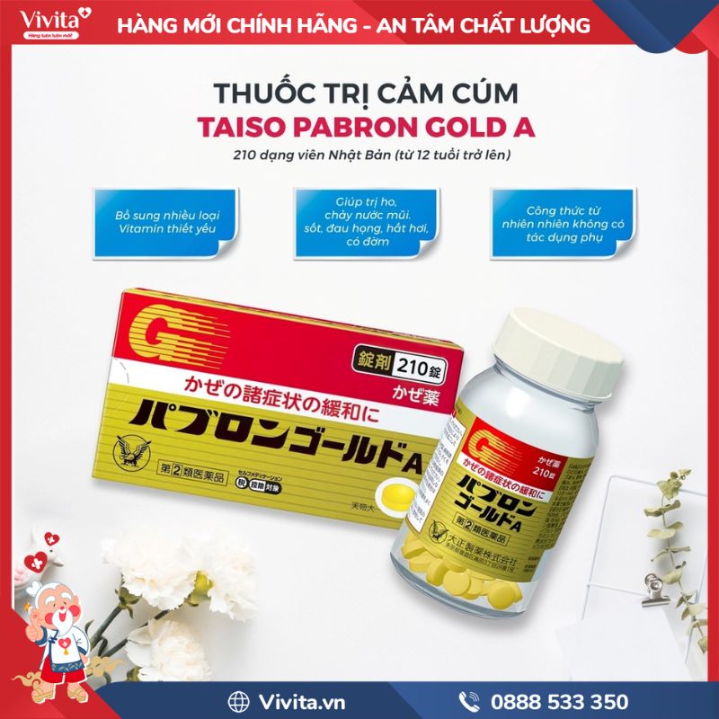 Công dụng Taisho Pabron Gold A