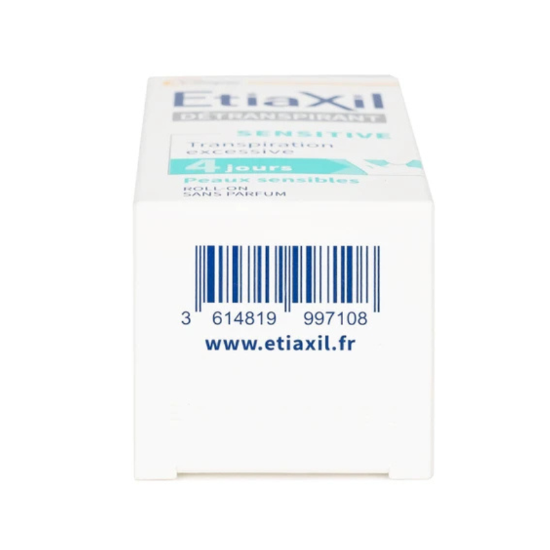 Etiaxil Detranspirant Sensitive Pháp Chai Lăn Hỗ Trợ Khử Mùi Cho Vùng Dưới Cánh Tay (Hộp 15ml)