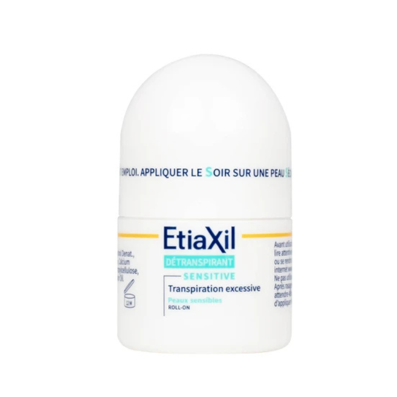 Etiaxil Detranspirant Sensitive Pháp Chai Lăn Hỗ Trợ Khử Mùi Cho Vùng Dưới Cánh Tay (Hộp 15ml)
