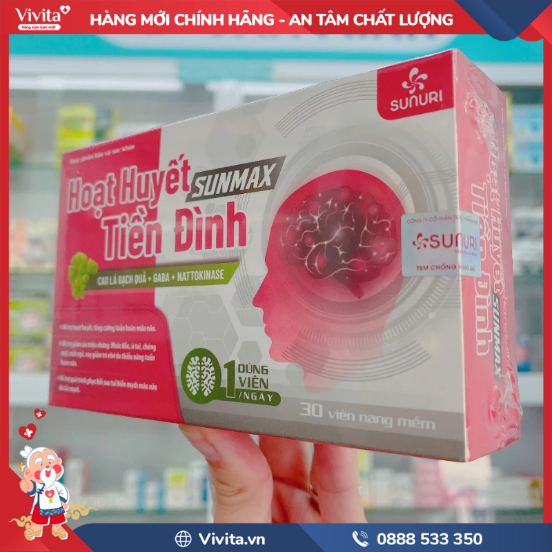 Hoạt Huyết Tiền Đình Sunmax có tốt không
