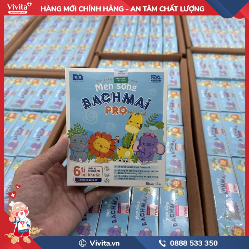 Men sống Bạch Mai Pro chính hãng