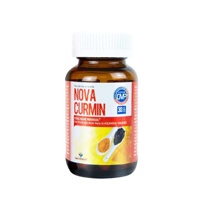 Nova Curmin Viên Uống Hỗ Trợ Bảo Vệ Niêm Mạc Dạ Dày (Hộp 30 viên)