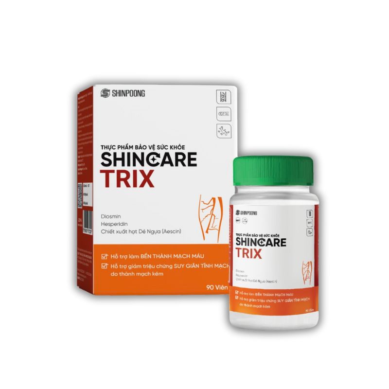 Shincare Trix Viên Uống Hỗ Trợ Bền Vững Thành Mạch (Hộp 30 viên)