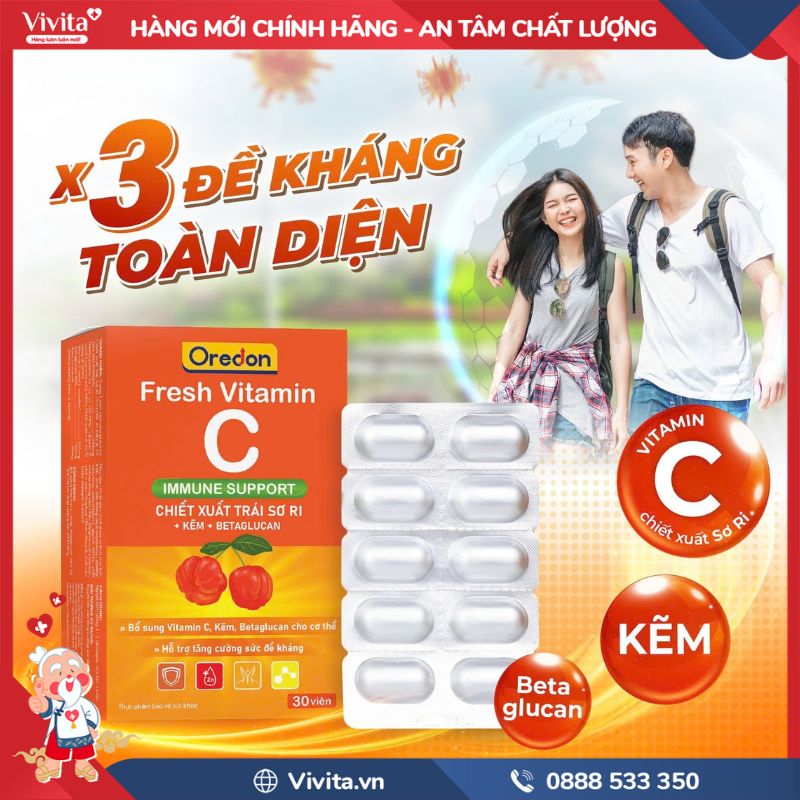 Thành phần Oredon Fesh Vitamin C