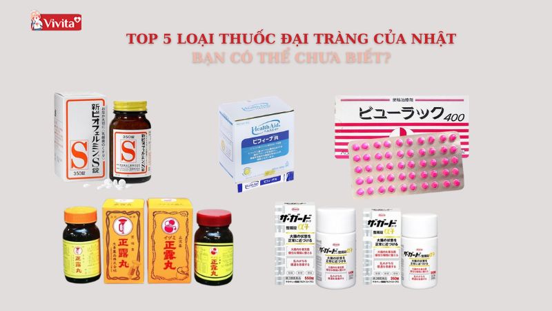 top 5 loại thuốc đại tràng của Nhật