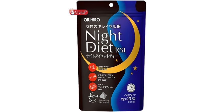 Trà giảm mỡ bụng Orihiro Night Diet Tea