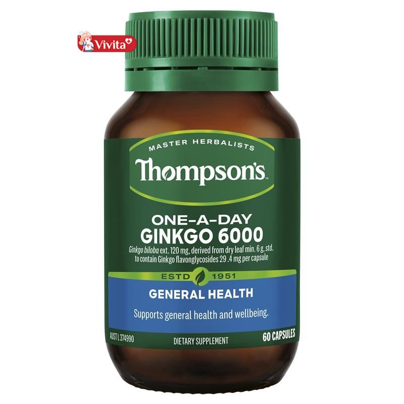 Bổ não Thompson’s One-A-Day Ginkgo
