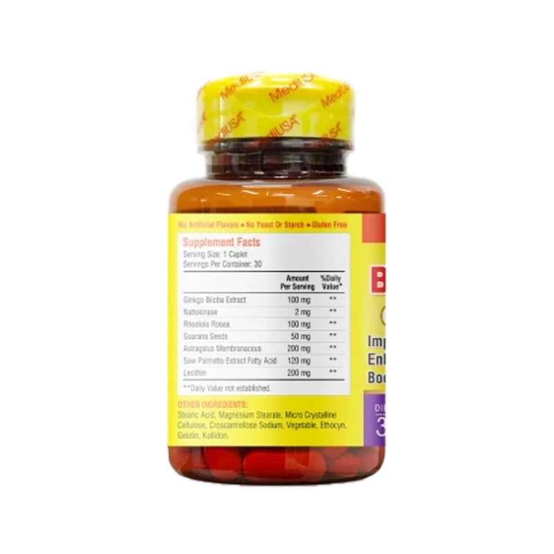 Brain Focus MediUSA hỗ trợ trí não, tăng cường trí nhớ, giảm căng thẳng (Hộp 60 viên)