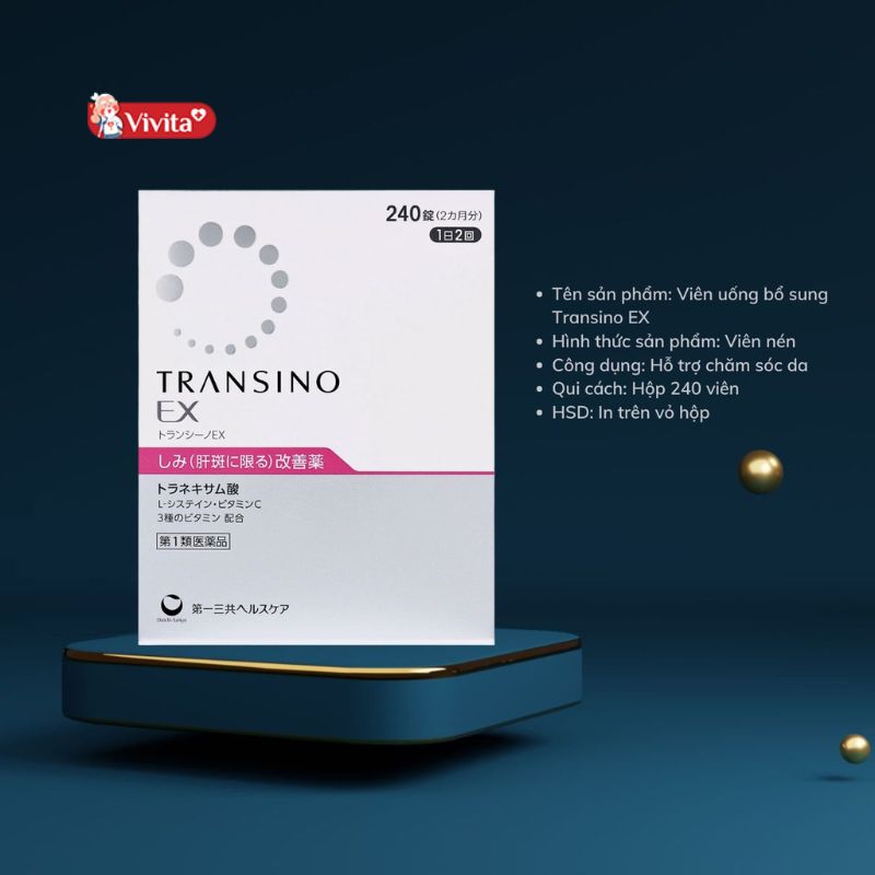 Công dụng viên uống Transino