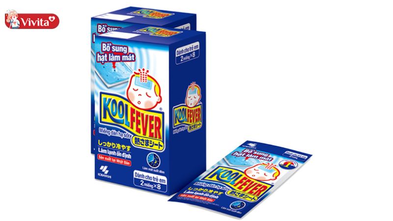 Miếng dán hạ sốt Kool Fever Kobayashi