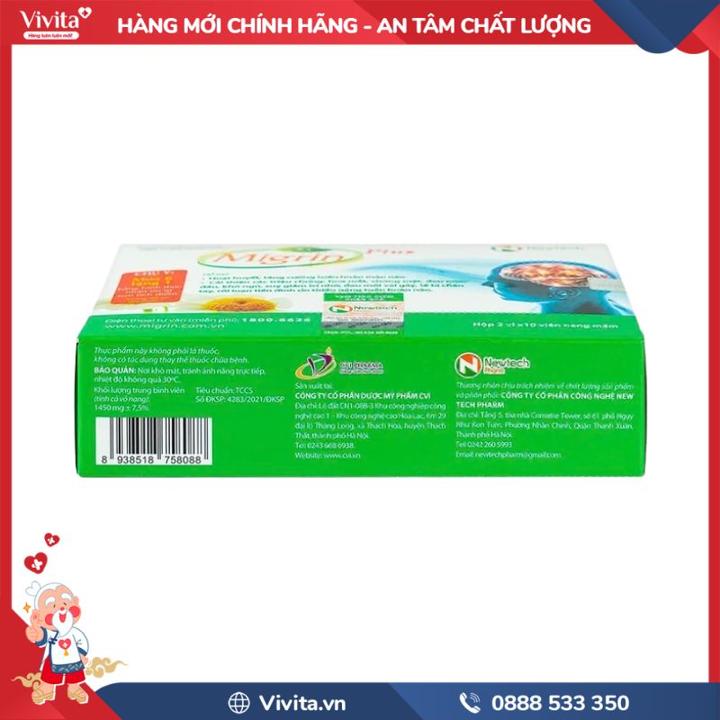 Migrin Plus CVI có tốt không?