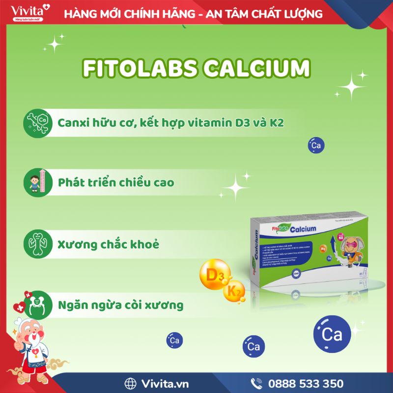 Thành phần của Fitolabs Calcium