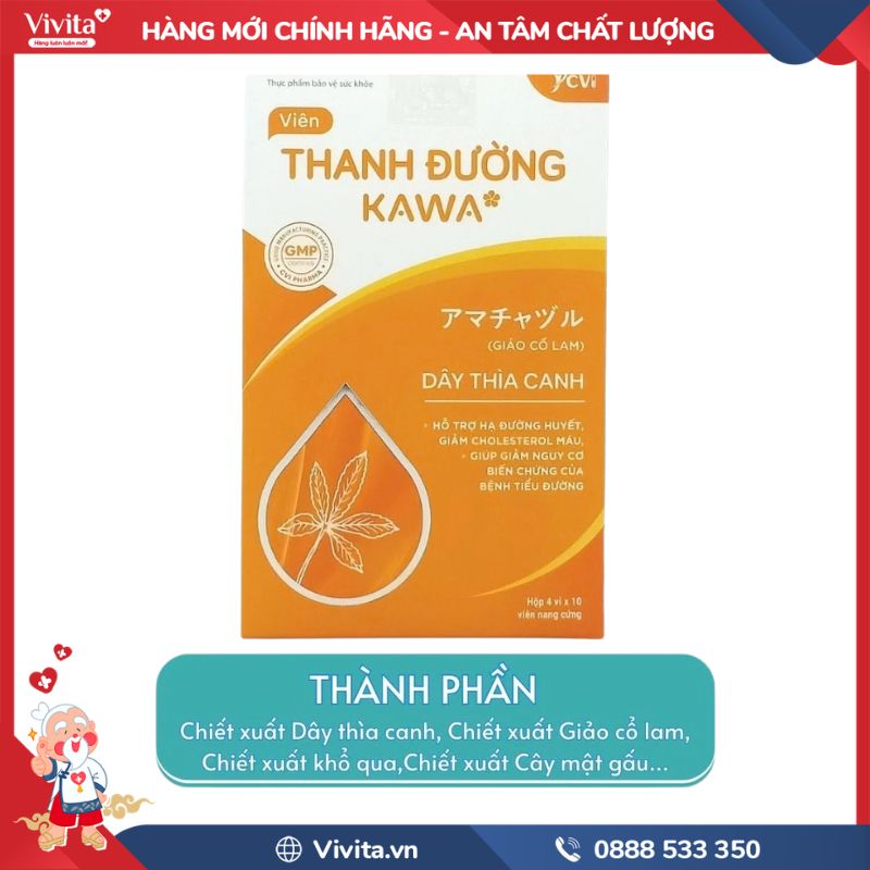 Thành phần của Thanh Đường Kawa  