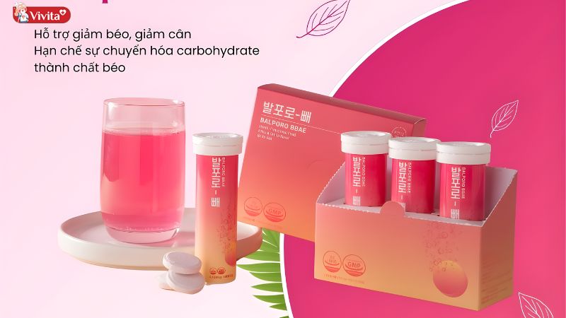 viên sủi Balporo Bbae Hàn Quốc