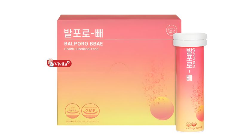 viên sủi Balporo Bbae Hàn Quốc
