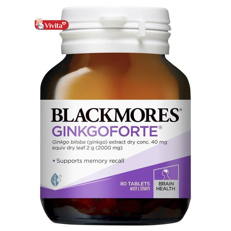 Viên uống bổ não Blackmores Ginkgo Forte