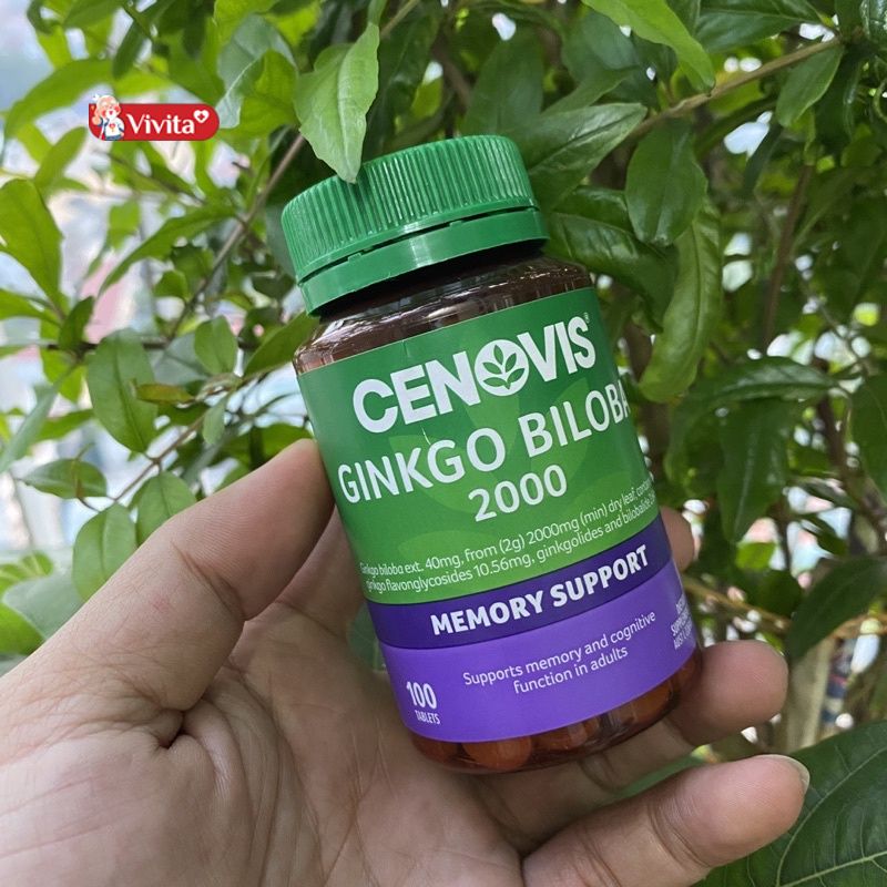 Viên uống hỗ trợ trí nhớ Cenovis Ginkgo Biloba