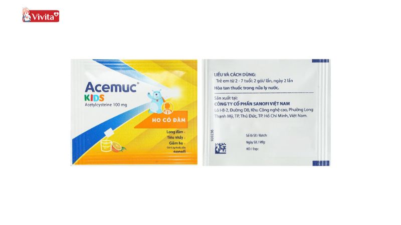 Acemuc 10mg Kids không nên tự ý dùng