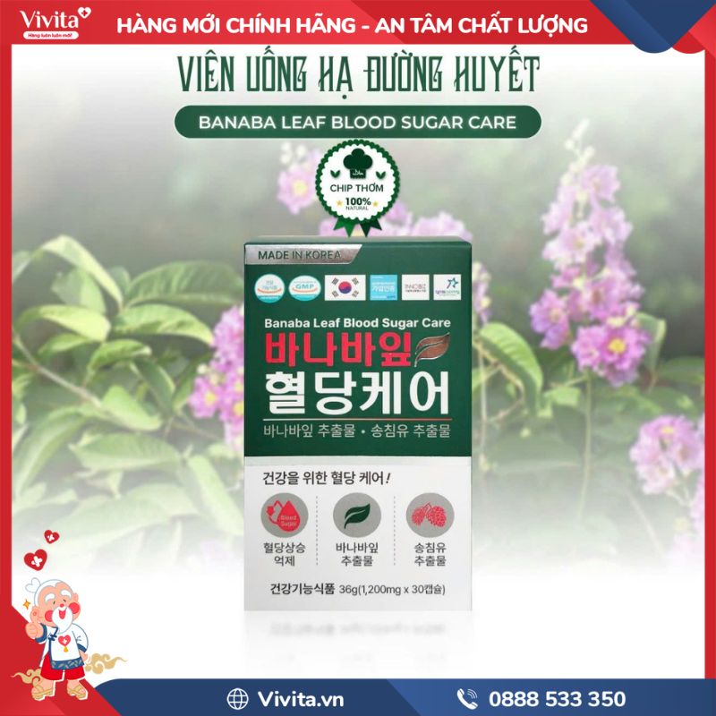 Banaba Leaf Blood Sugar Care chính hãng