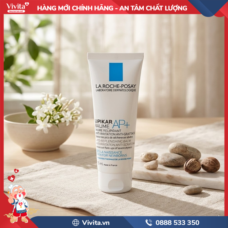 Cách dùng La Roche-posay Lipikar Baume AP+