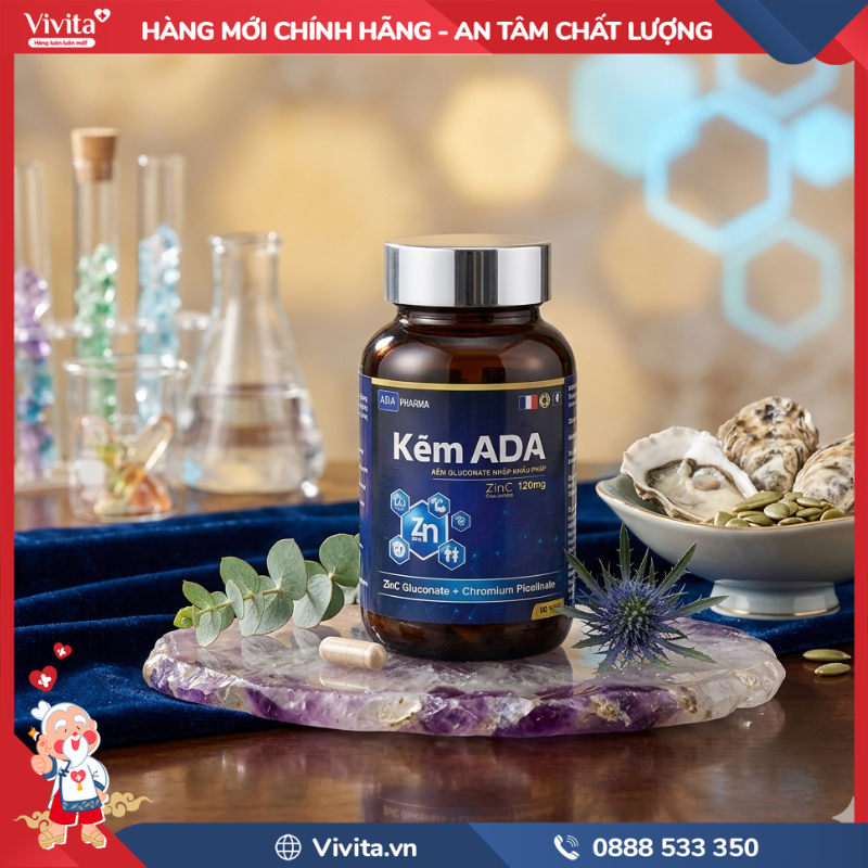 Cách dùng Kẽm ADA