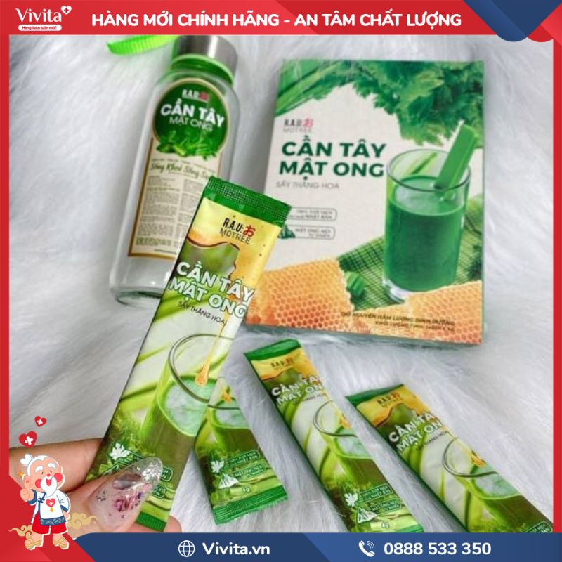 Công dụng của Bột Cần Tây Mật Ong Motree 