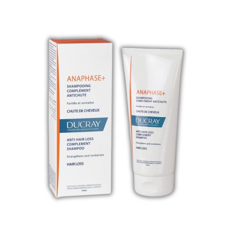 Ducray Anaphase+ Shampoo Pháp Dầu Gội Hỗ Trợ Giảm Rụng Tóc, Giúp Tóc Chắc Khỏe (Chai 200ml)