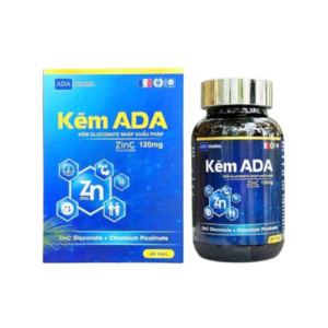 Kẽm ADA Viên Uống Hỗ Trợ Ăn Ngon, Tăng Cường Sức Khỏe (Hộp 60 viên)