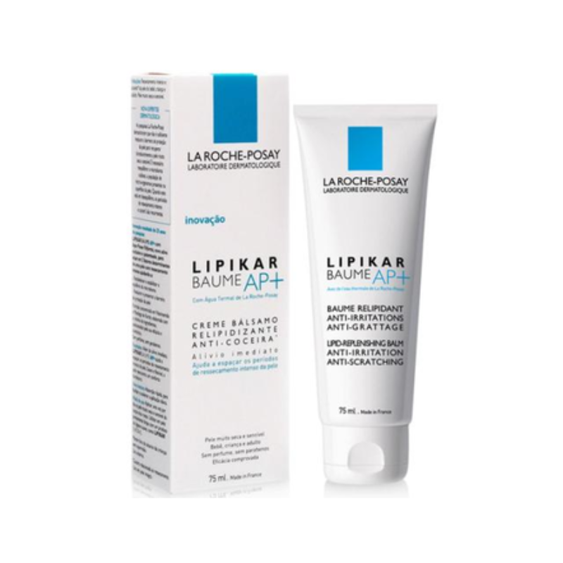 Kem Bôi La Roche-posay Lipikar Baume AP+ Hỗ Trợ Chăm Sóc Da, Làm Dịu Triệu Chứng Ngứa, Kích Ứng Trên Da (Tuýp 75ml)