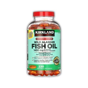 Kirkland Wild Alaskan Fish Oil 1400mg Mỹ