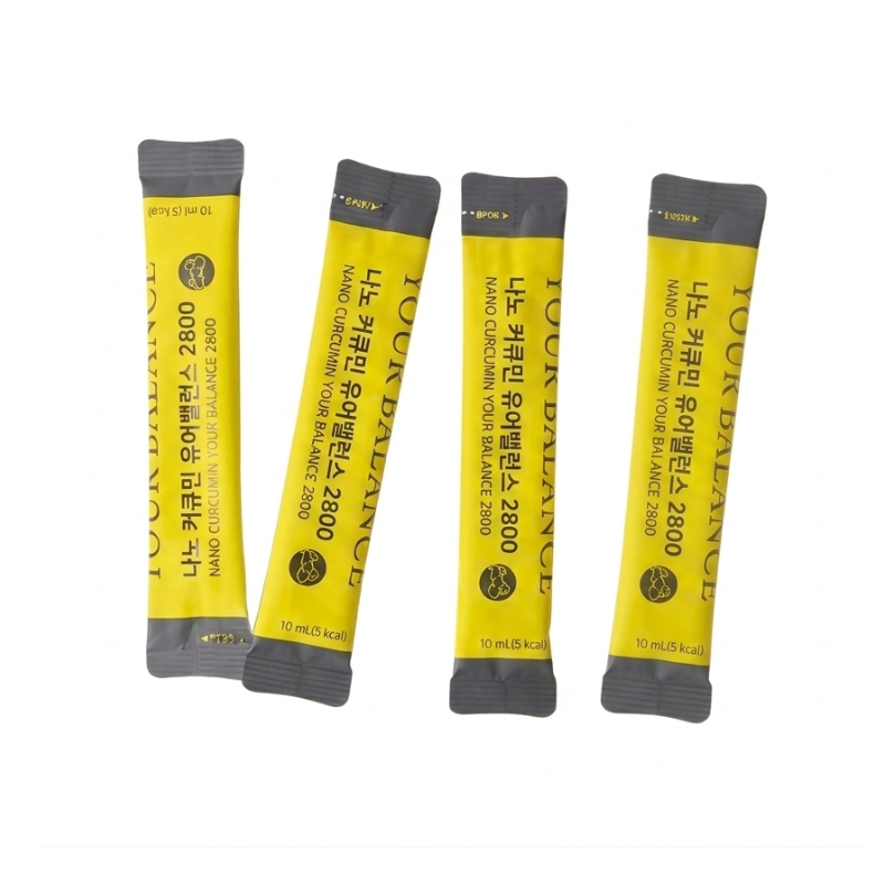 Nghệ Nano Curcumin Your Balance 2800 Hàn Quốc hỗ trợ cải thiện dạ dày, làm đẹp da (Hộp 20 gói x 10ml)