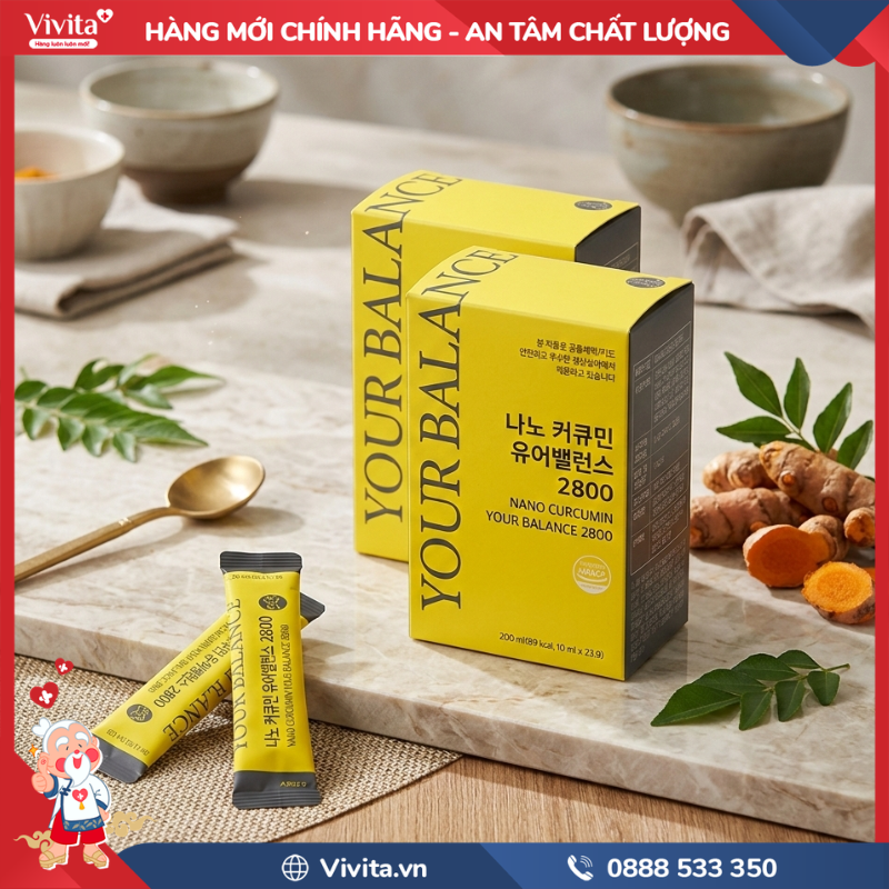 Nghệ Nano Curcumin Your Balance 2800