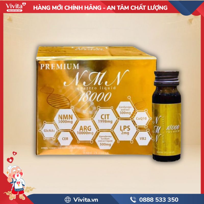 NMN Quattro Liquid 18000 Premium