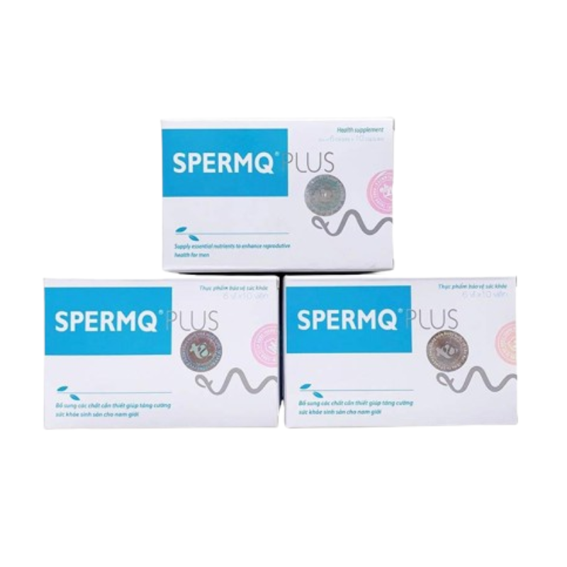 Viên Uống Spermq Plus Hỗ Trợ Các Chất Cần Thiết Giúp Tăng Trưởng Sức Khỏe Sinh Sản Nam Giới
