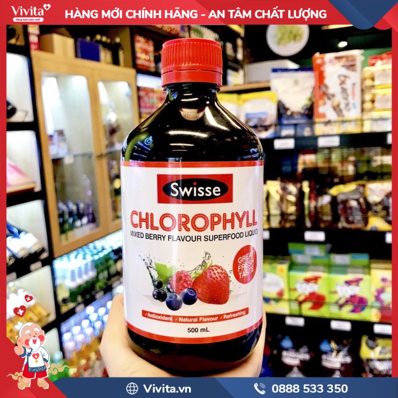 Swisse Chlorophyll Mixed Berry chính hãng