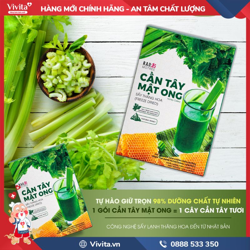 Thành phần của Bột Cần Tây Mật Ong Motree