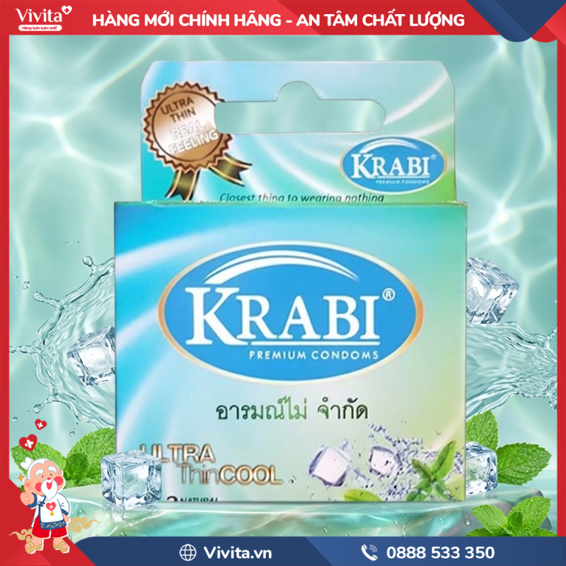 Thành phần của Bao cao su Krabi Ultrathin Cool