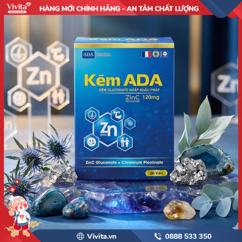 Thành phần của Kẽm ADA  
