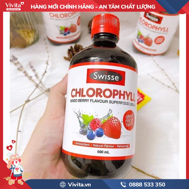 Thành phần Swisse Chlorophyll Mixed Berry
