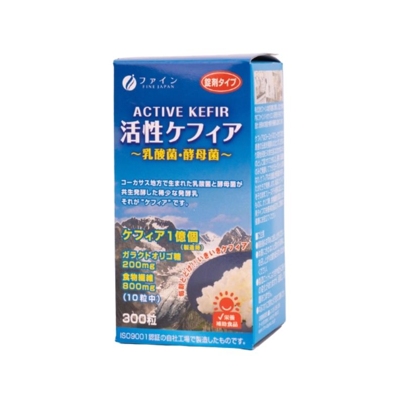 Active Kefir Fine Japan Nhật Bản Viên Uống Hỗ Trợ Bổ Sung Lợi Khuẩn (Hộp 300 viên)
