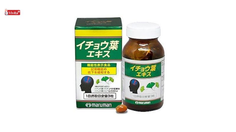 viên uống bổ não nhật Maruman Ginkgo Biloba Extra