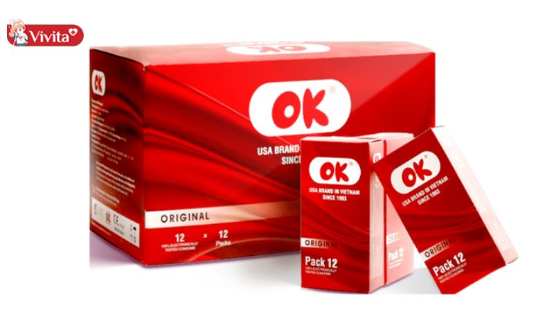 OK là thương hiệu bao cao su phổ biến tại Việt Nam giá rẻ, chất lượng