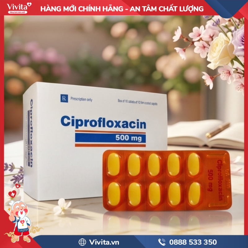 Cách dùng Ciprofloxacin 500mg