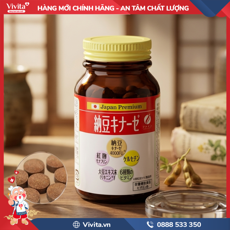 Cách dùng Fine Japan Nattokinase 4000FU Renewal
