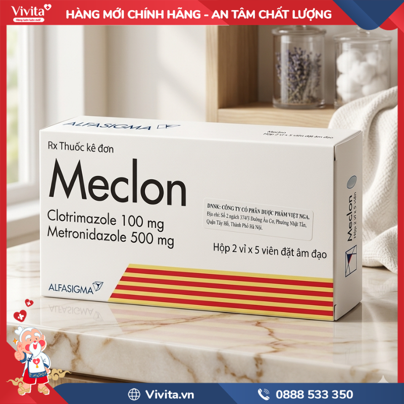 Cách dùng Viên đặt Meclon