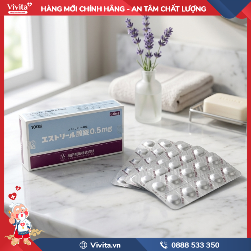 Cách dùng viên đặt phụ khoa Nhật Bản Estoril